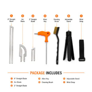 Electric Hot Knife Foam Cutter Kit, High Temperature Foam Cutting Tool for Styrofoam, EVA, PU Foam, DIY Craft Art Modeling